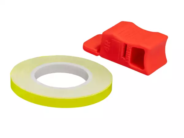 Felgenband 5 mm x 6 m neongelb leuchtend